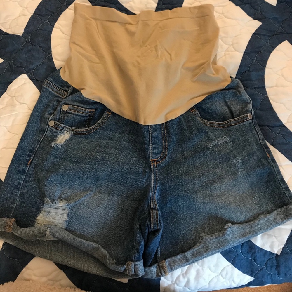 Motherhood Maternity/Indigo Blue Shorts